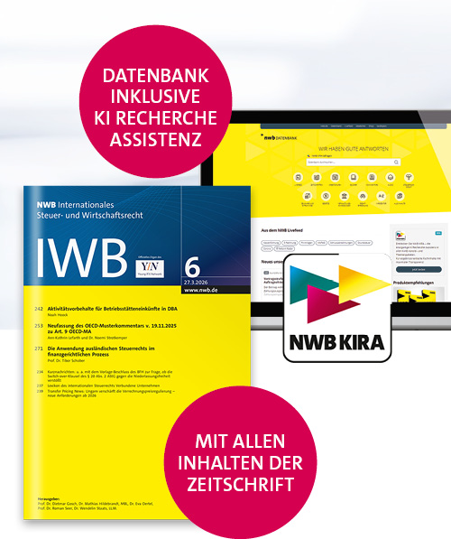 Abbildung der Produktbestandteile Zeitschrift und Datenbank
