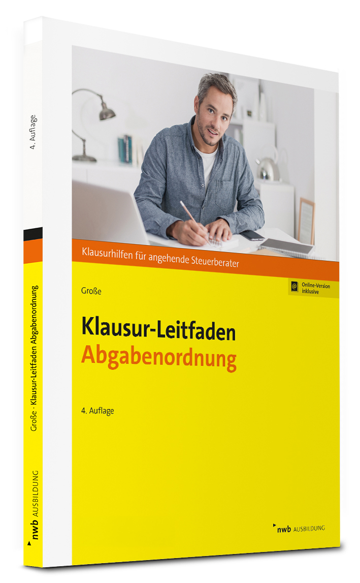 Cover des Fachbuchs "Klausur-Leitfaden Abgabenordnung" | nwb Verlag