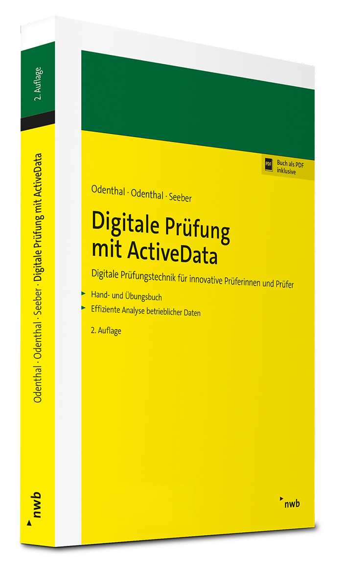 Cover des Fachbuchs "Digitale Prüfung mit ActiveData" | nwb Verlag