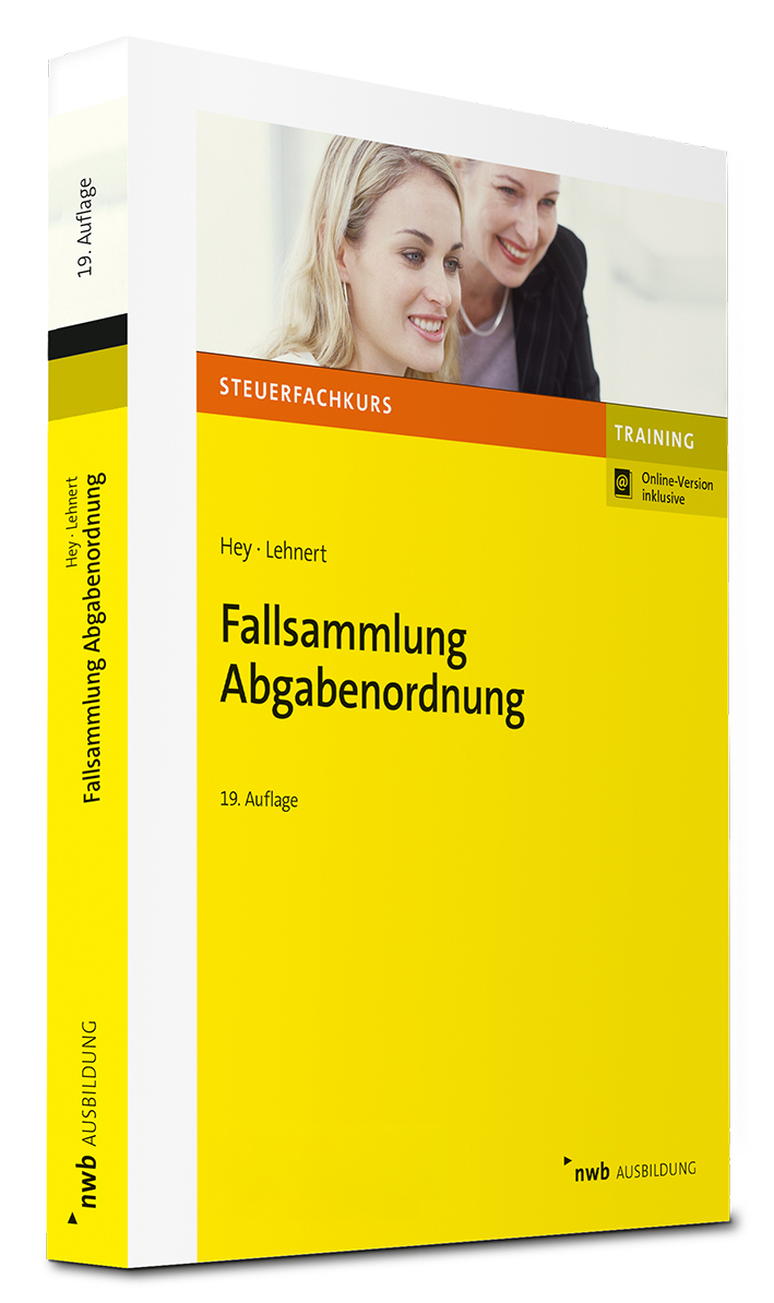 Cover des Fachbuchs "Fallsammlung Abgabenordnung" | nwb Verlag