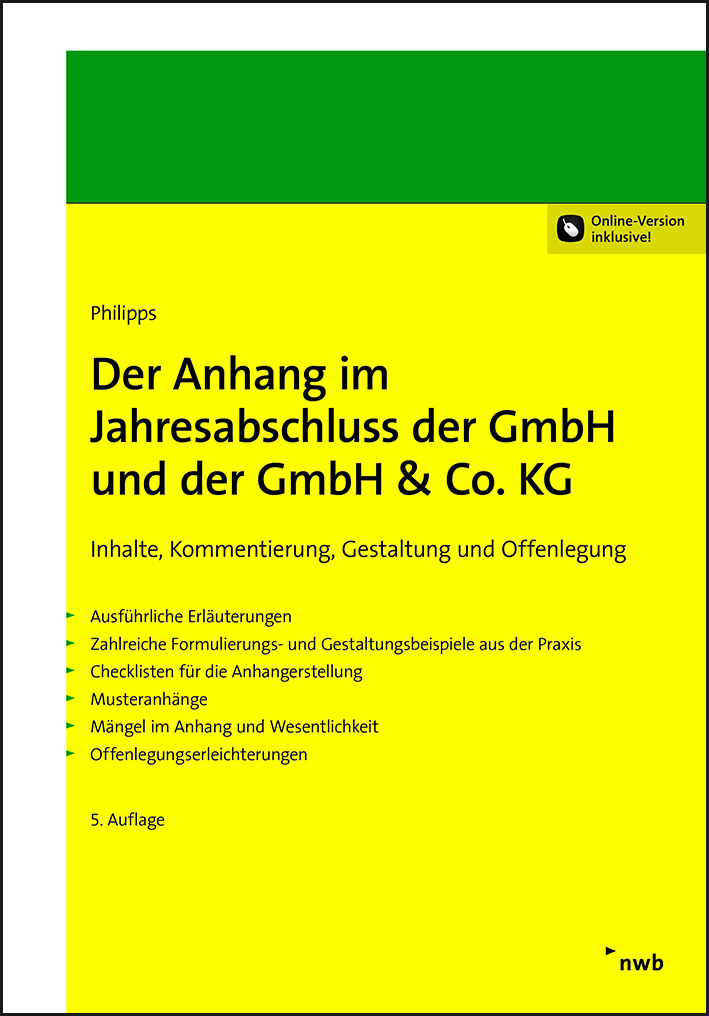 Der Anhang im Jahresabschluss der GmbH und der GmbH & Co. KG