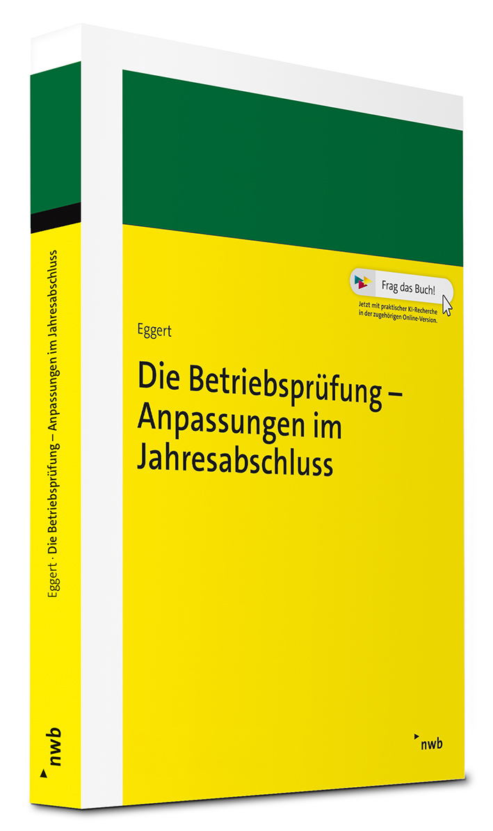 Cover des Fachbuchs "Die Betriebsprüfung – Anpassungen im Jahresabschluss" | nwb Verlag