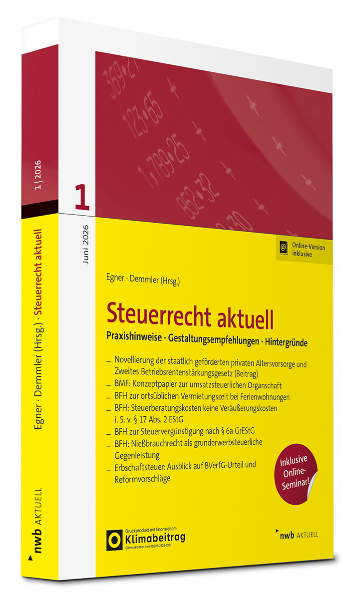 Steuerrecht aktuell 1/2026