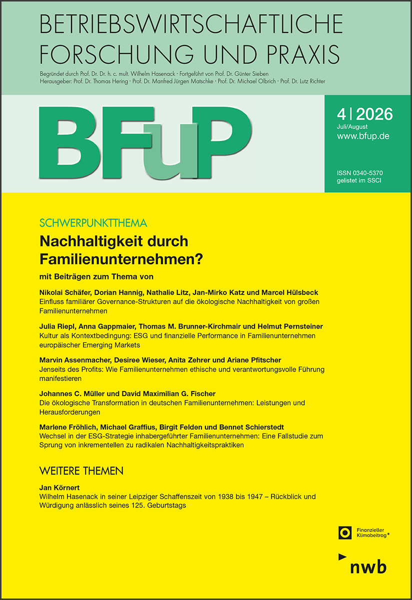 Nachhaltigkeit durch Familienunternehmen?