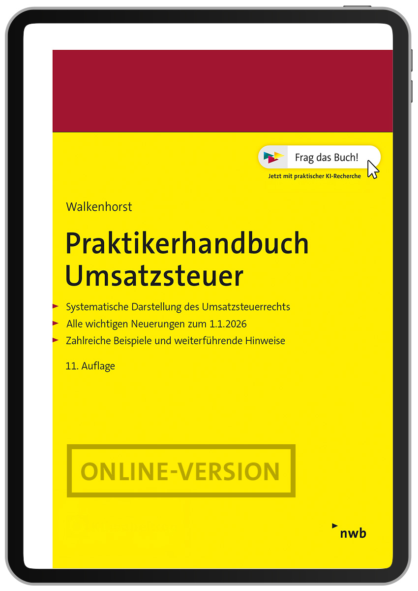 Praktikerhandbuch Umsatzsteuer