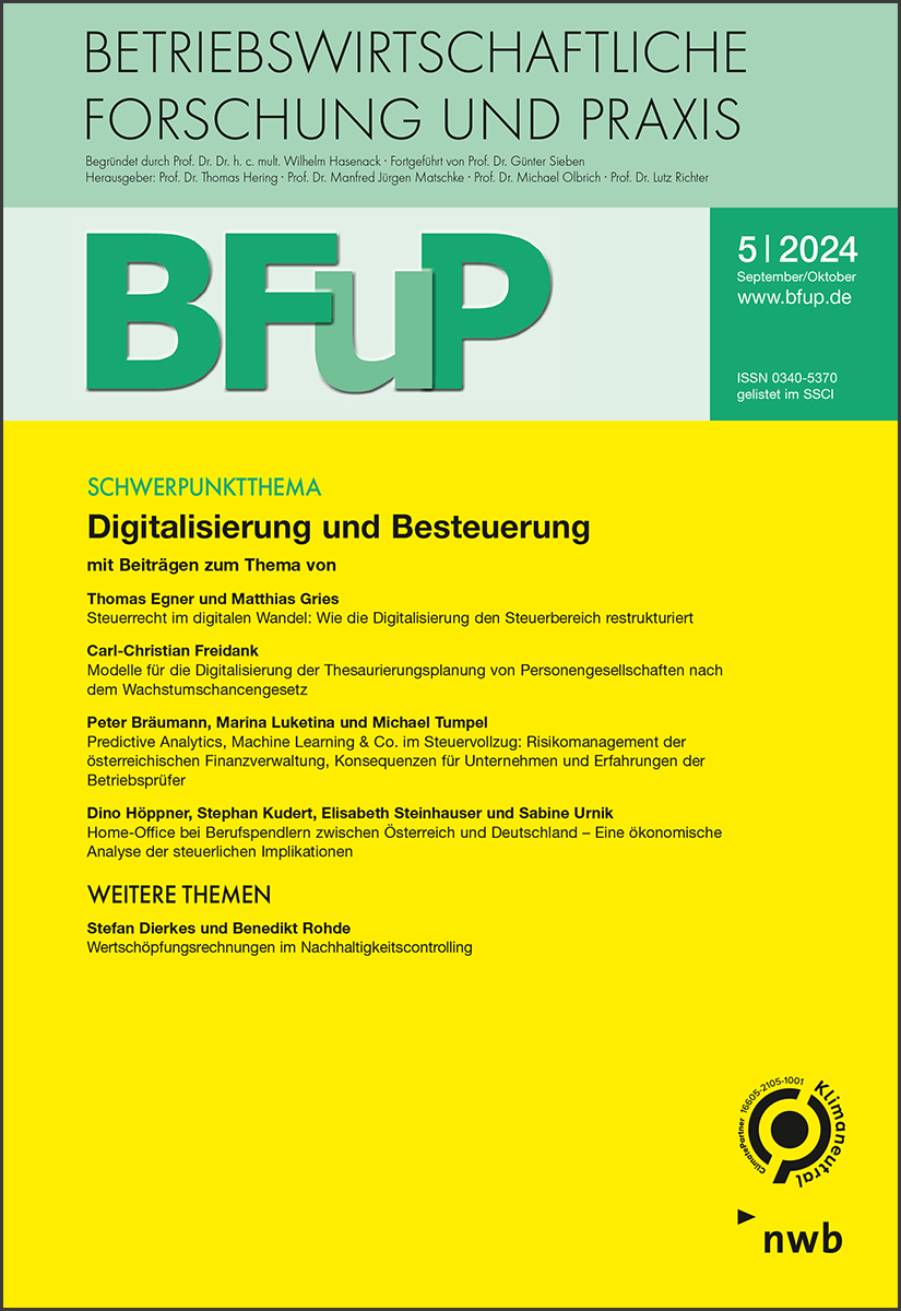 Digitalisierung und Besteuerung