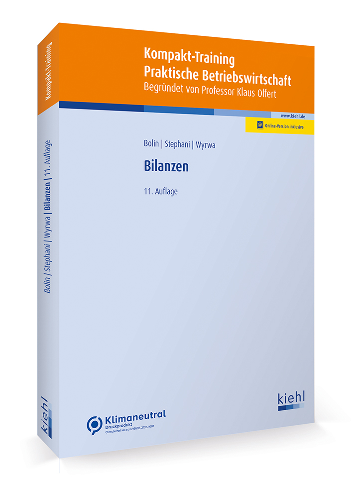 Buch Cover Bilanzen kiehl Verlag 2023