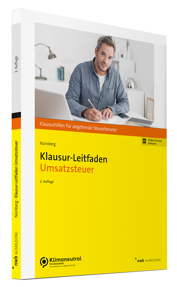Cover Buch Klausur-Leitfaden Umsatzsteuer NWB Verlag 2024