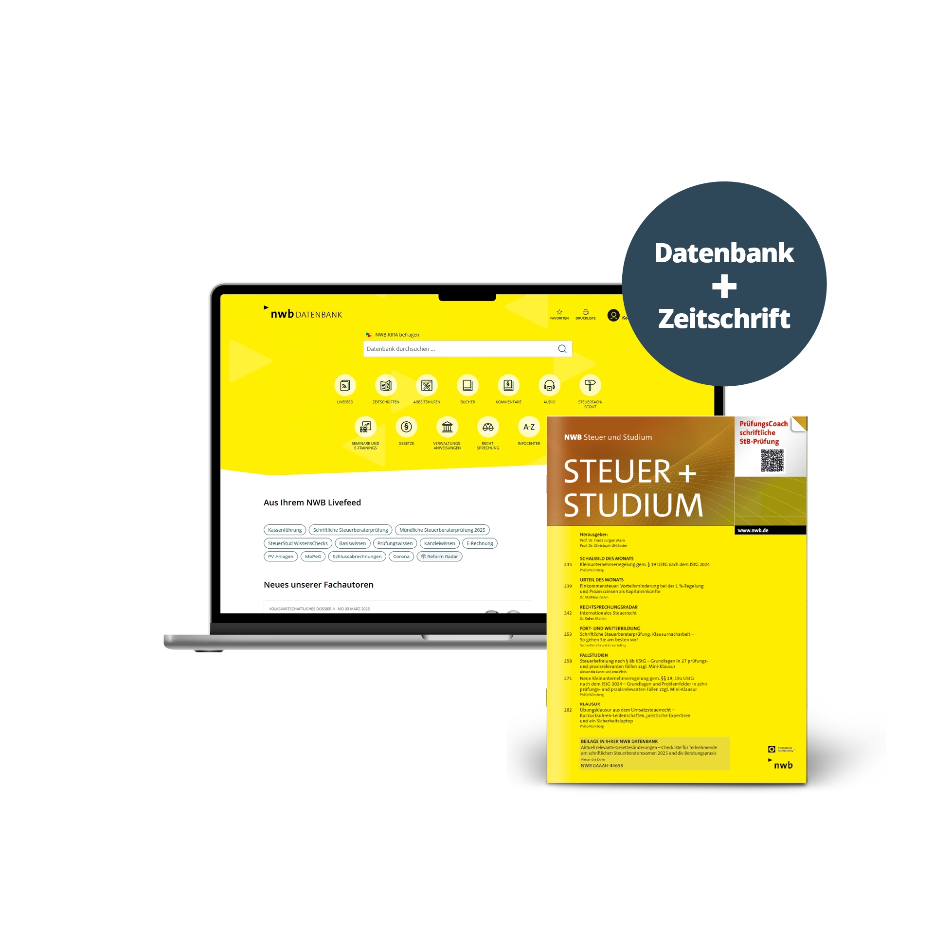 NWB KIRA Frag das Buch Logo