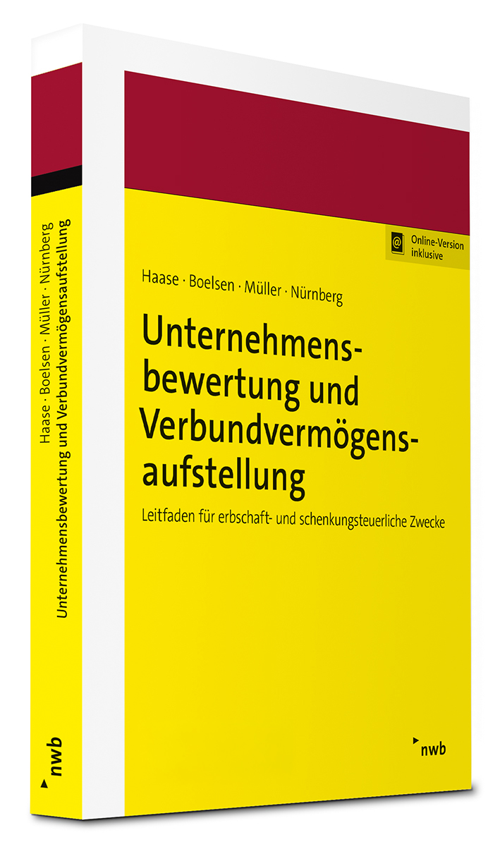 Cover des Fachbuchs "Unternehmensbewertung und Verbundvermögensaufstellung" | nwb Verlag