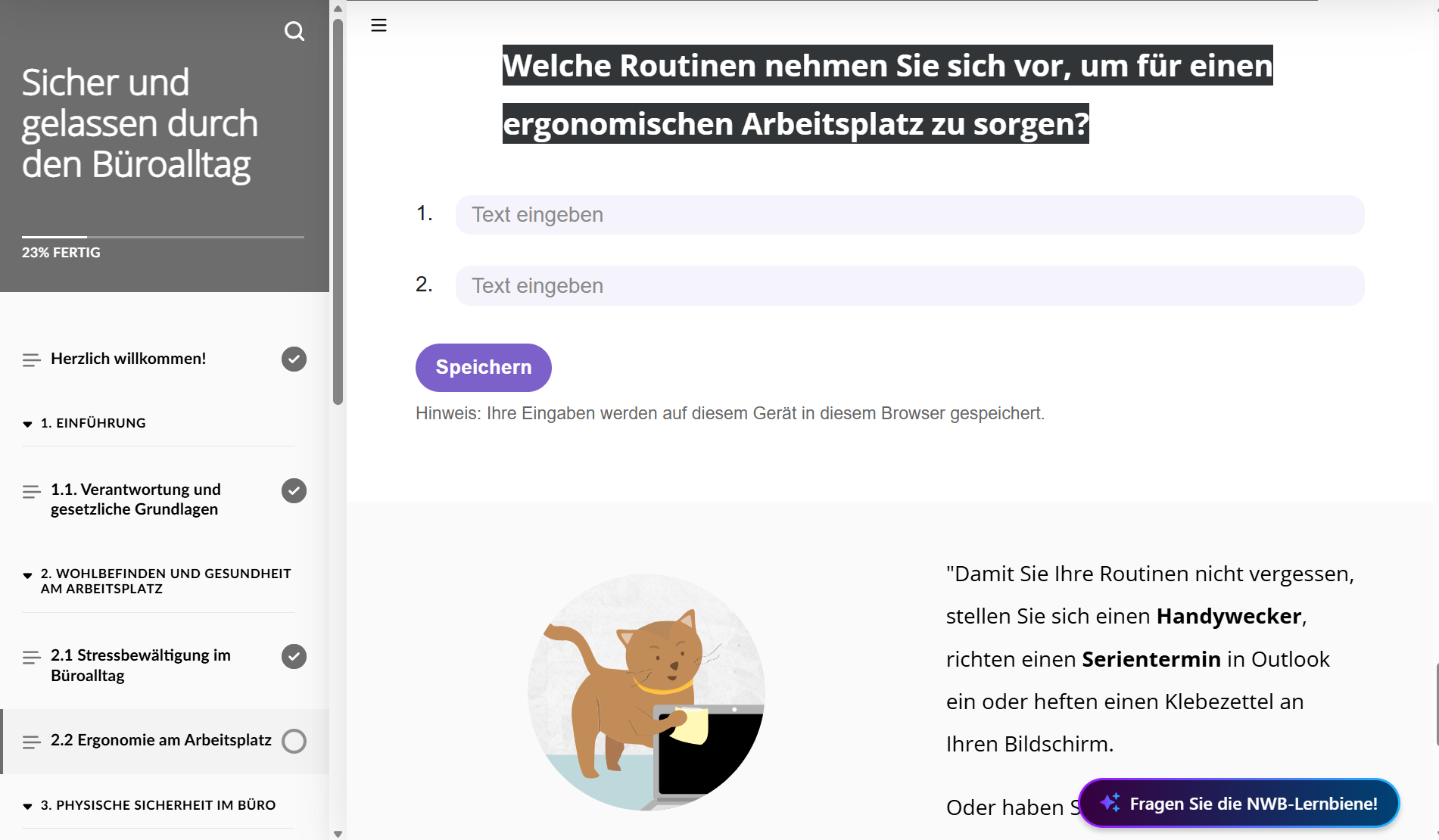 Sicher und gelassen durch den Büroalltag