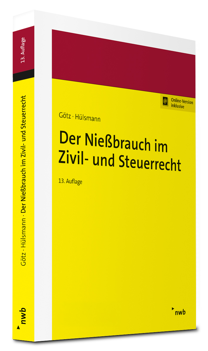 Cover des Fachbuchs "Der Nießbrauch im Zivil- und Steuerrecht" | nwb Verlag
