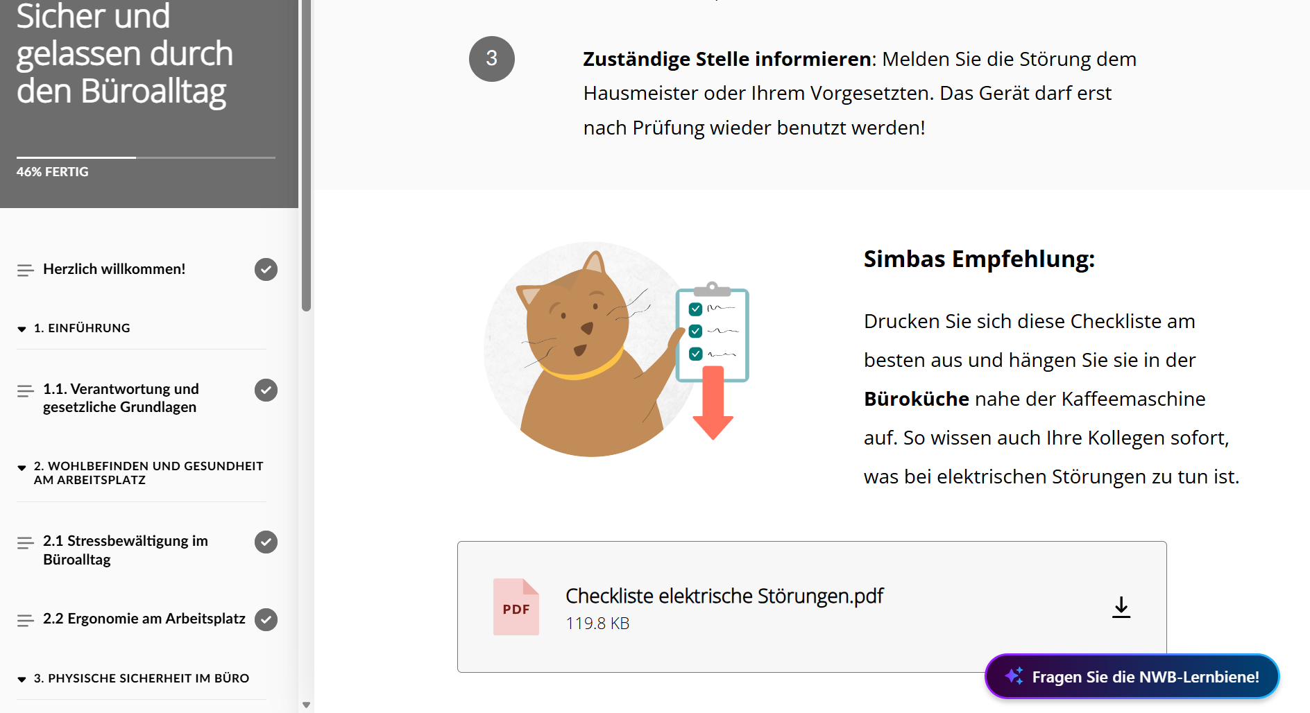 Sicher und gelassen durch den Büroalltag