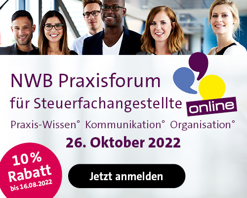 Steuerberater Forum 2022 Banner
