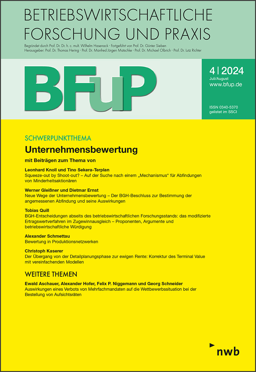 Unternehmensbewertung