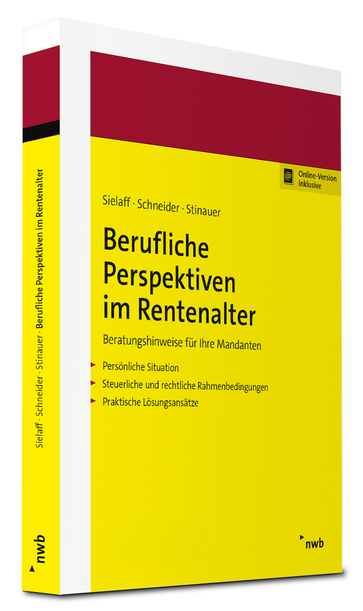 Cover des Fachbuchs "Berufliche Perspektiven im Rentenalter" | nwb Verlag