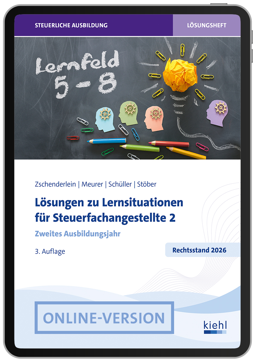 Lösungen zu Lernsituationen für Steuerfachangestellte 2