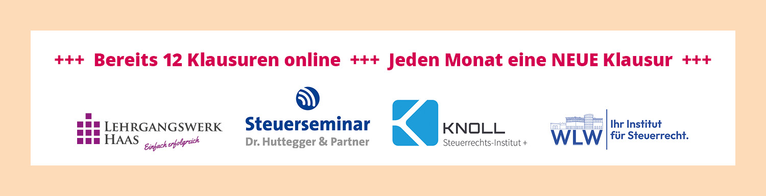Bereits 12 Klausuren online - jeden Monat eine neue Klausur