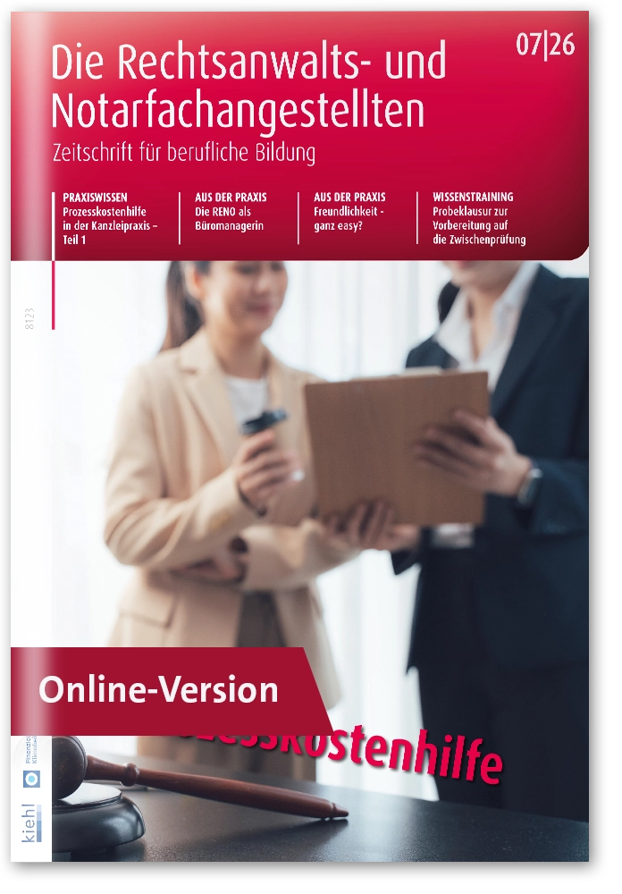 Die Rechtsanwalts- und Notarfachangestellten Online