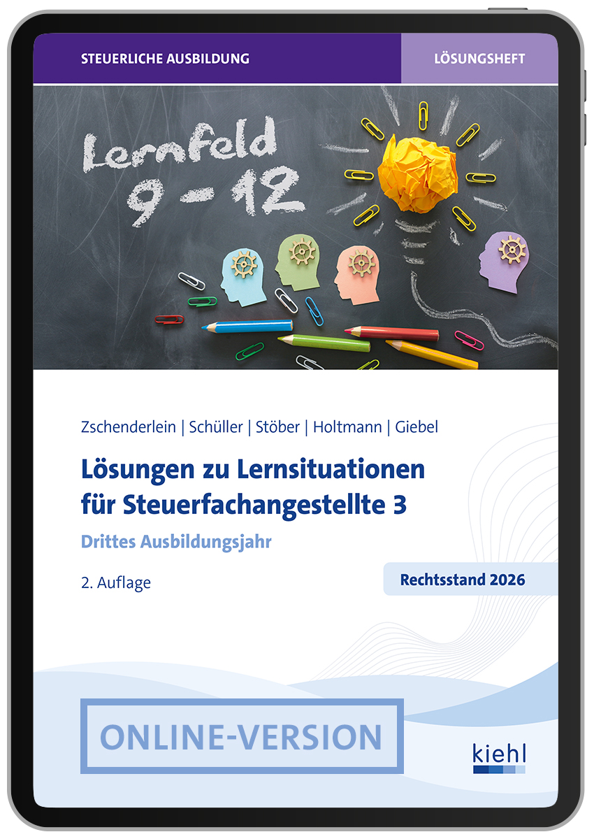 Lösungen zu Lernsituationen für Steuerfachangestellte 3
