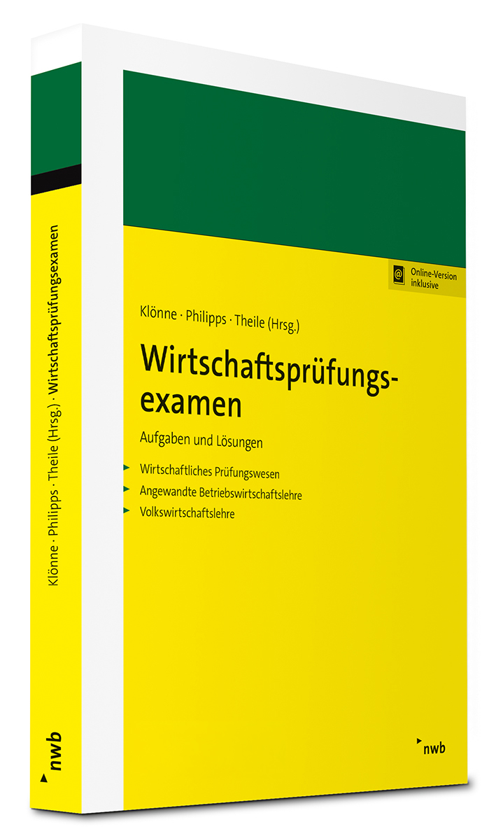 Cover des Fachbuchs "Wirtschaftsprüfungsexamen" | nwb Verlag
