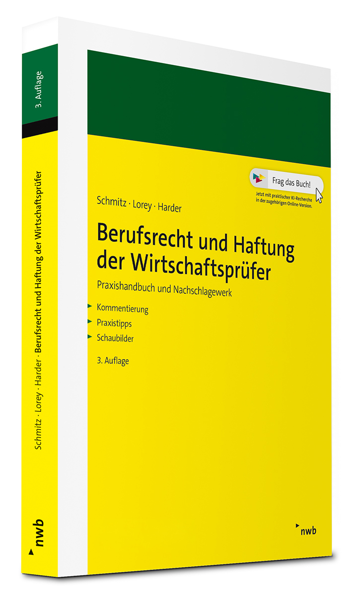 Cover des Fachbuchs "Berufsrecht und Haftung der Wirtschaftsprüfer" | nwb Verlag