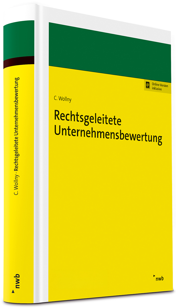 Cover des Fachbuchs "Rechtsgeleitete Unternehmensbewertung" | nwb Verlag
