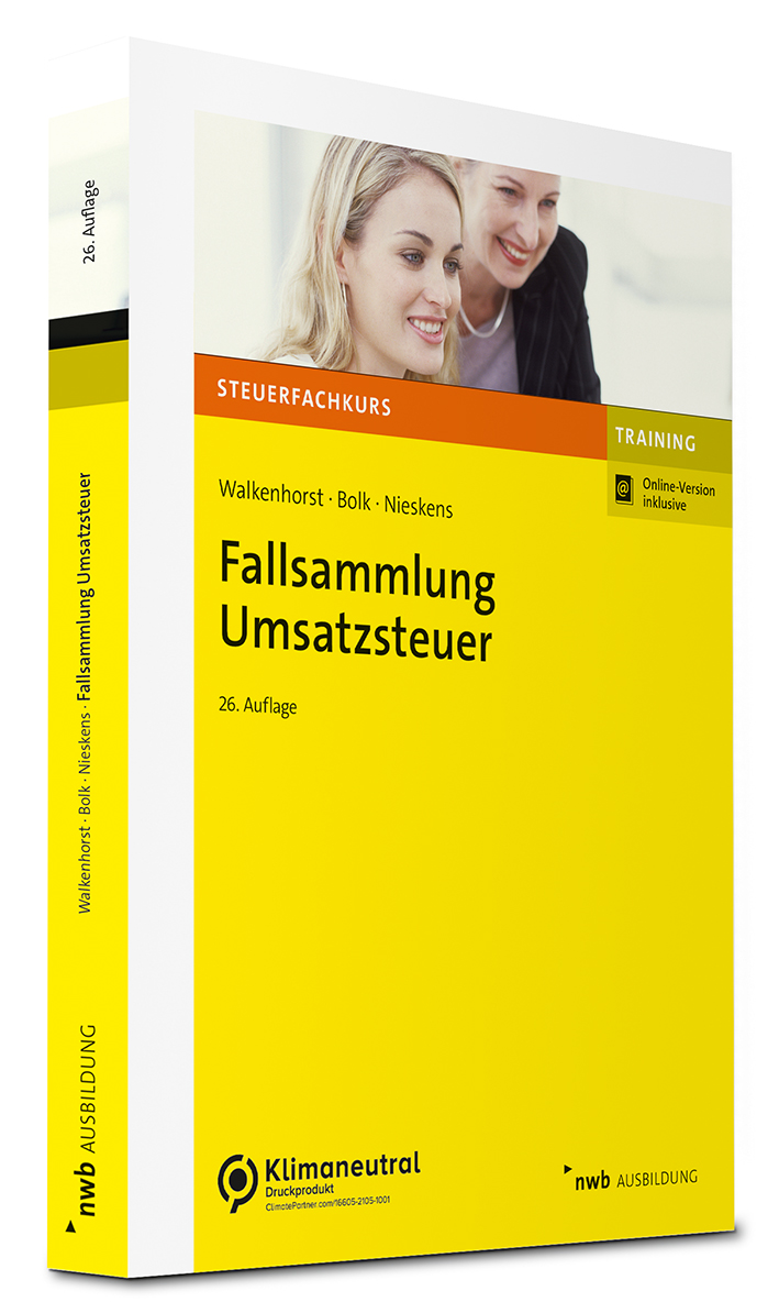 Buch Cover Fallsammlung Umsatzsteuer erschienen im NWB Verlag