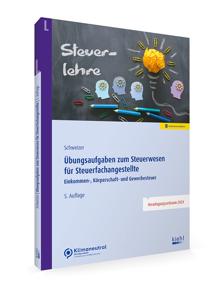 Buch Cover Übungsaufgaben zum Steuerwesen für Steuerfachangestellte KIEHL