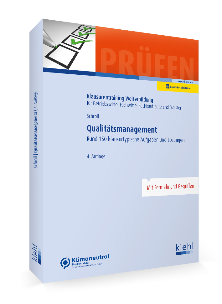 Qualitätsmanagement Buch Cover kiehl Verlag