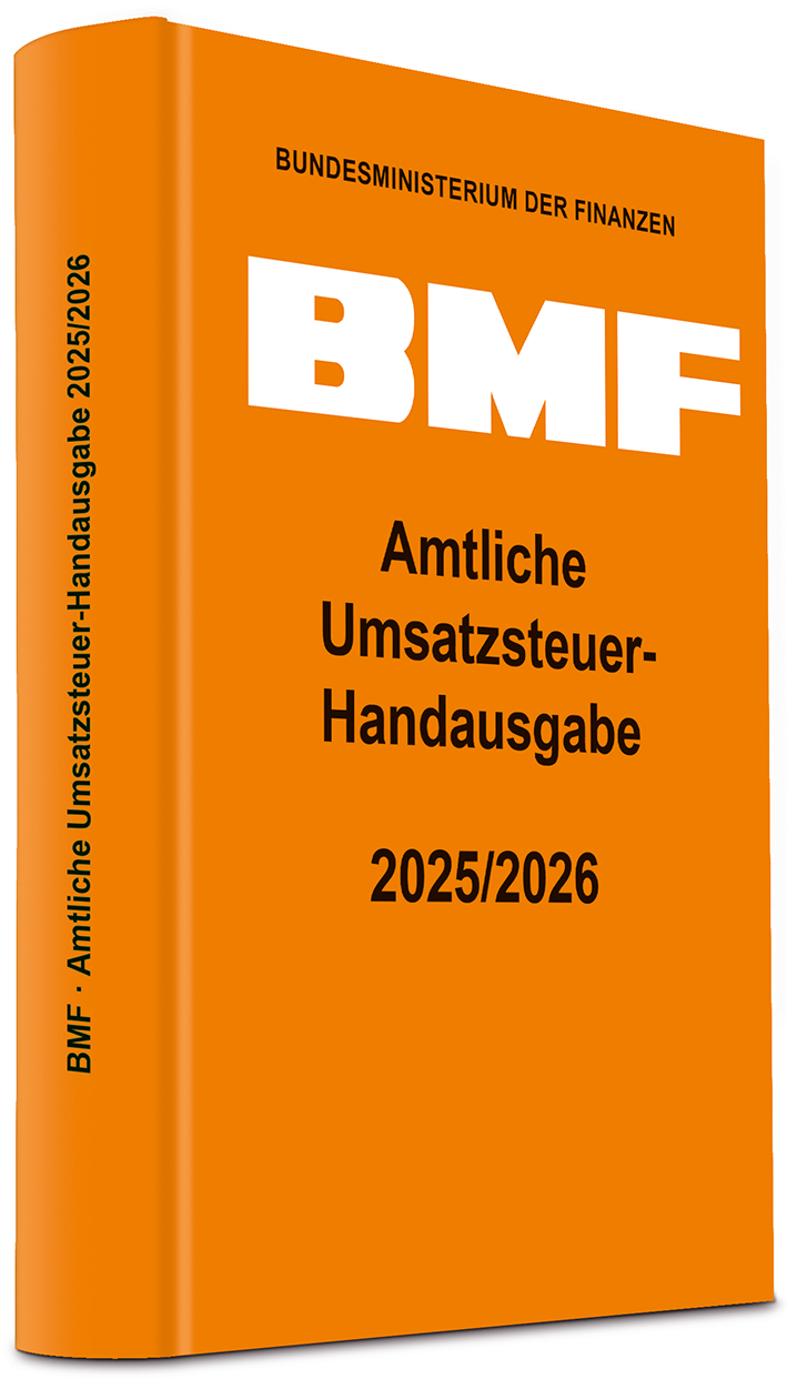 Amtliche Umsatzsteuer-Handausgabe 2025/2026