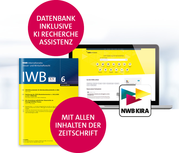 Abbildung der Produktbestandteile Zeitschrift und Datenbank