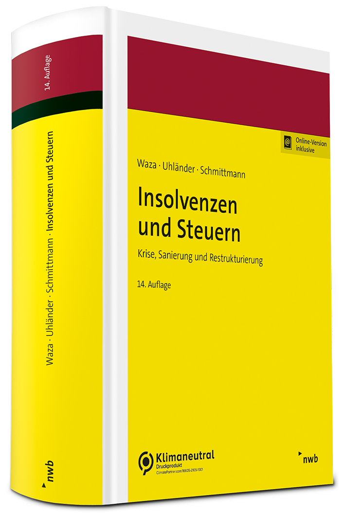Buch Abbildung Insolvenzen und Steuern NWB Verlag