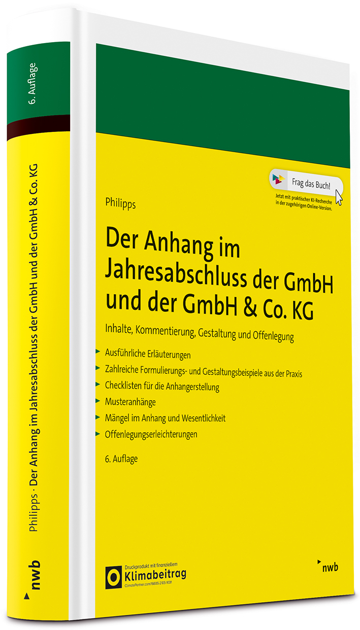 Der Anhang im Jahresabschluss der GmbH und der GmbH & Co. KG