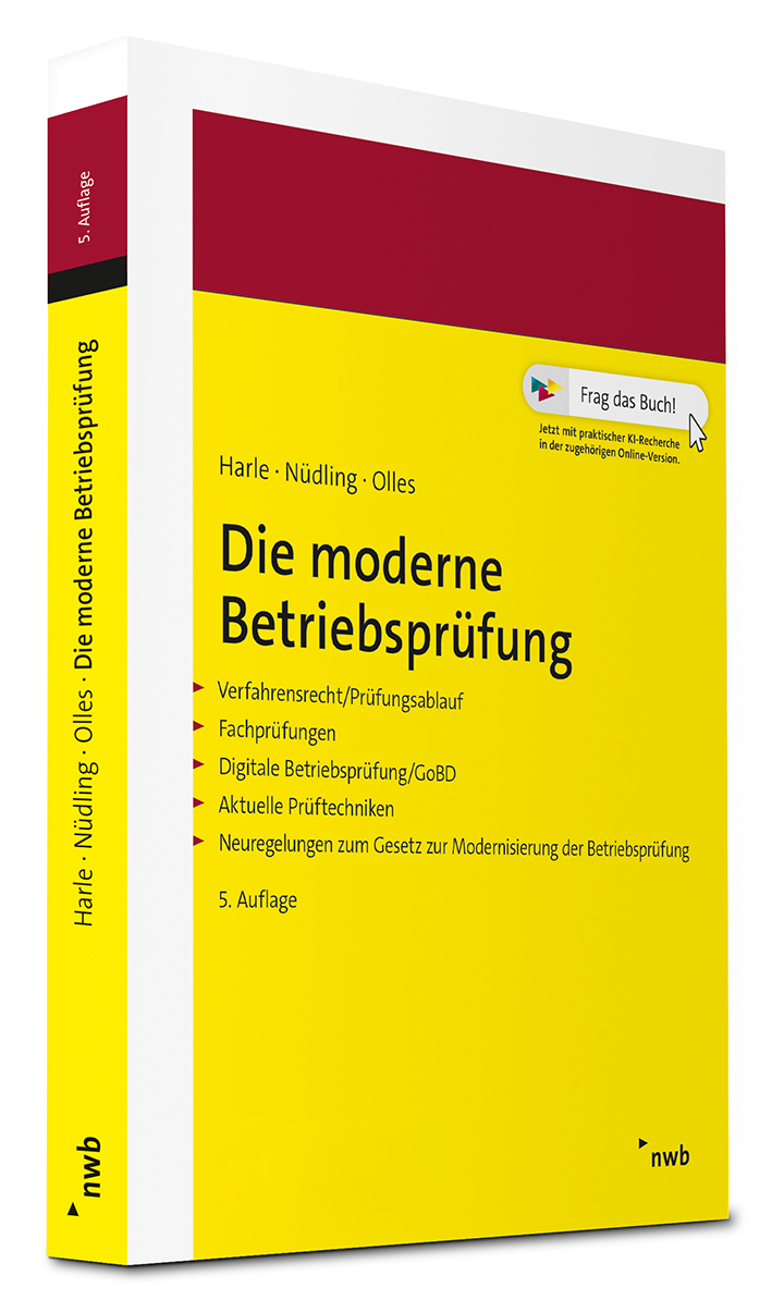 Cover des Fachbuchs "Die moderne Betriebsprüfung" | nwb Verlag