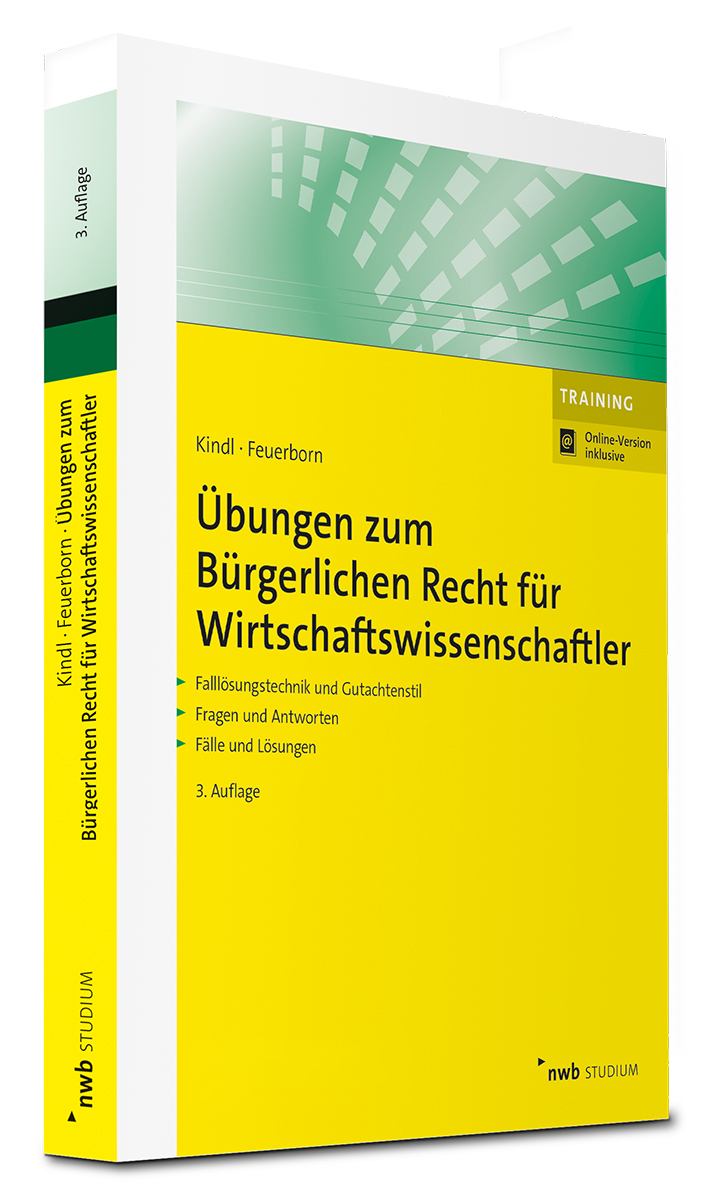 Cover des Fachbuchs "Übungen zum Bürgerlichen Recht für Wirtschaftswissenschaftler" | nwb Verlag