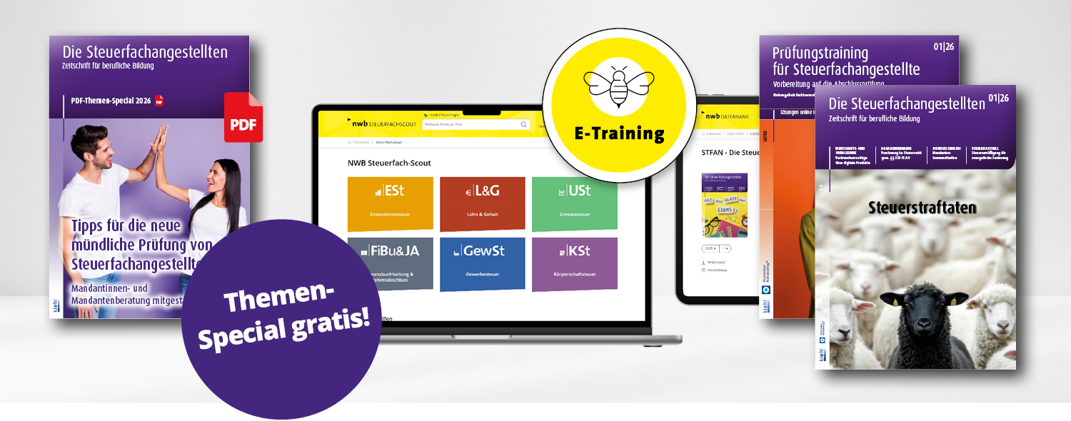 Banner LP NWB Steuerliche Ausbildung