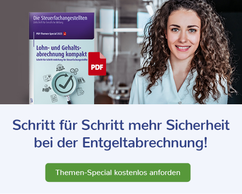 Banner MArketing Aktion  "Die Steuerfachangestellten"